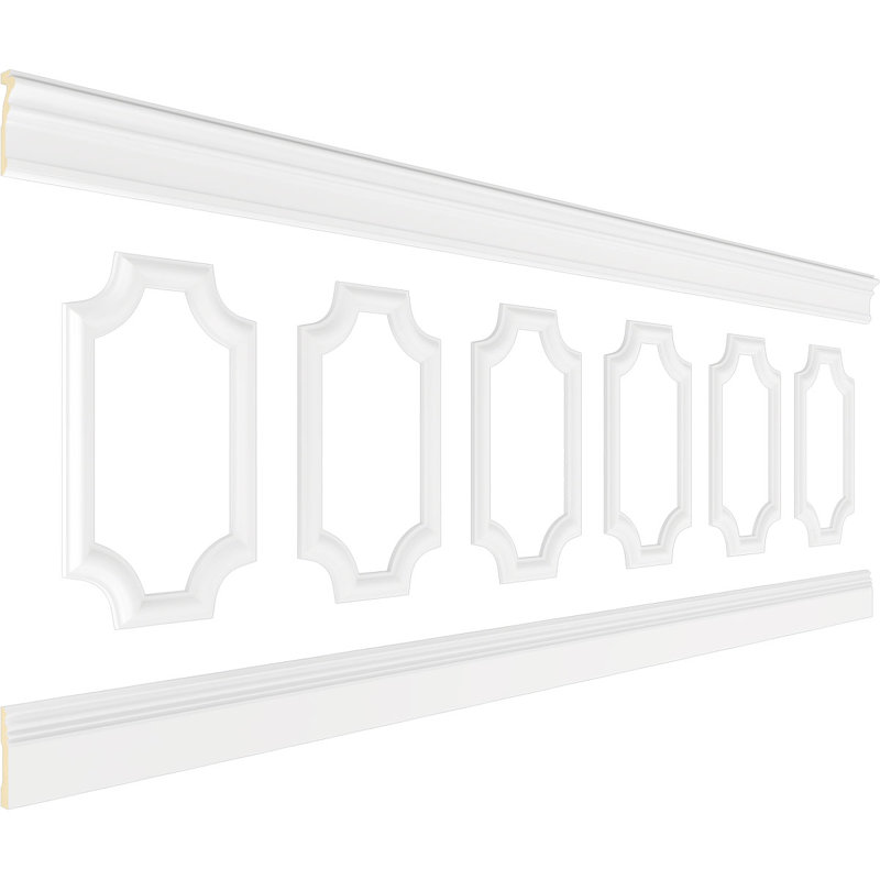 L 94 1/2 po (réglable de 36 à H 40 po) Ashford