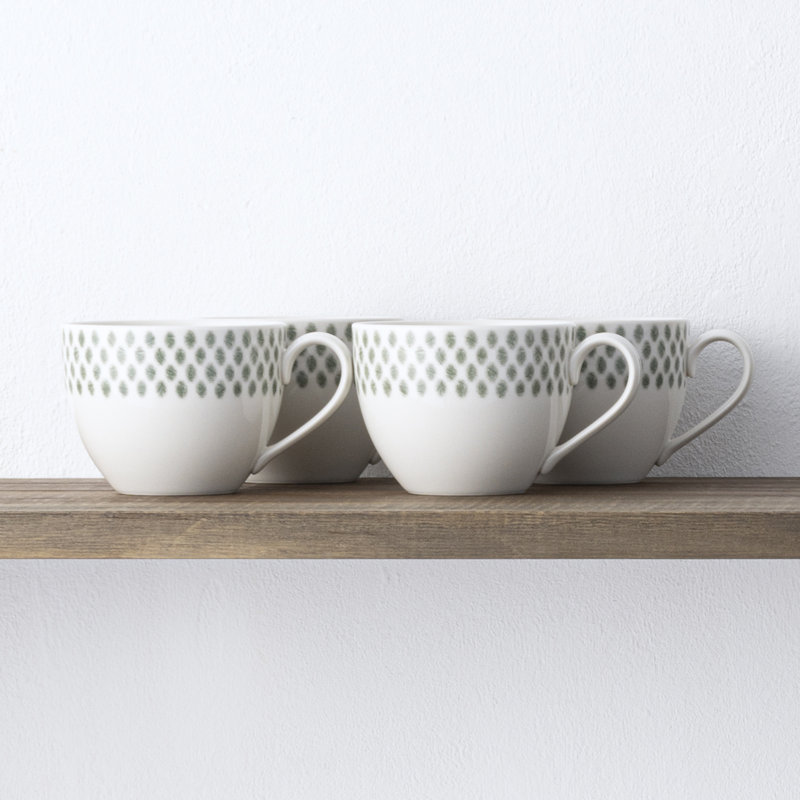 Noritake Hammock Cups, 10 oz., Green