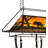 Steel Handcrafted Rectangle Chandelier Pot Rack