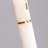 1-Light Round Marble Table Lamp