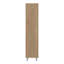 Armoire de rangement pour salle de lavage avec tablettes fixes, chêne naturel-91900082
