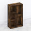 Bibliothèque de rangement, tablette à 5 cubes, pin ambré