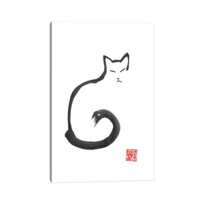 " Neko I " Watercolor Painting