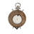 Traditional Analog Mango Quartz Movement / Crystal Tabletop Clock in
