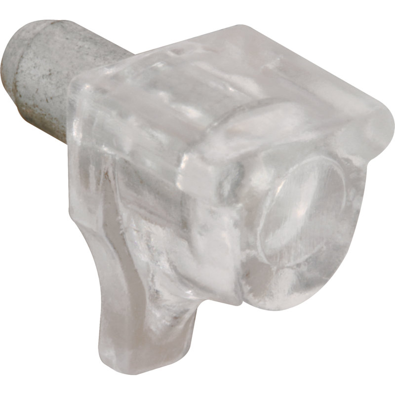 Prime-Line 5 mm. Clear Metal/Plastic Shelf Support Peg