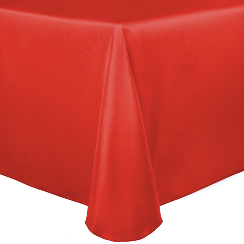 Ultimate Textile Oval Tablecloth, 3, 144" x 60", Orange