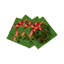 Christmas Wreath Cotton Sateen Cocktail Napkins-2097327499