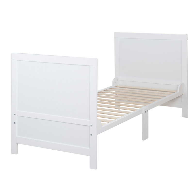 Cot Bed EASY SLEEP 70 x 140 cm incl. conversion corners - White