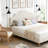 Upholstered Platform Bed with Adjustable Headboard,Linen Fabric Padded-1423972820-1423972818