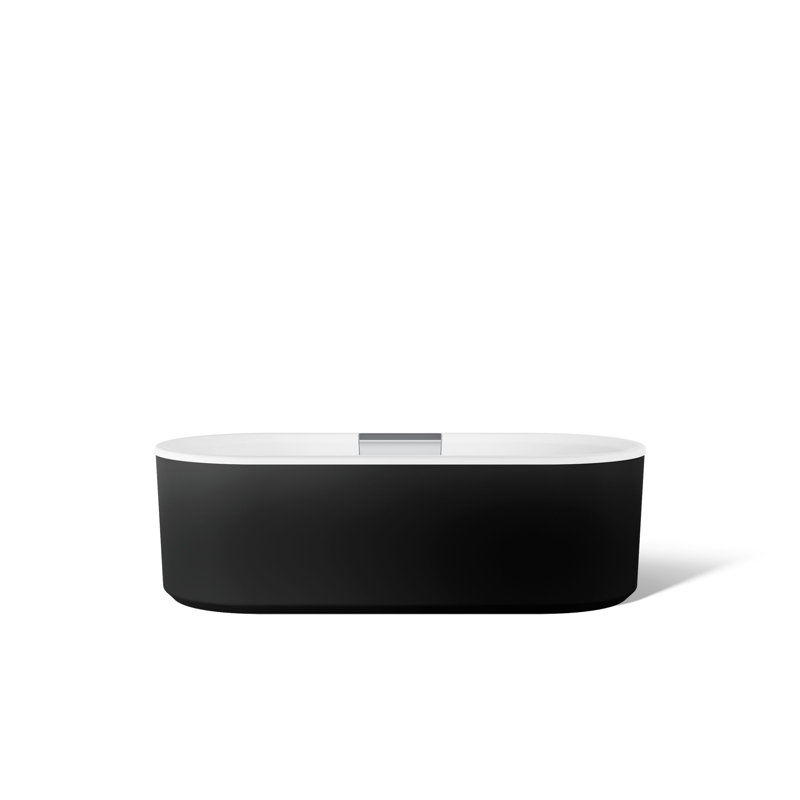 Volute 63 In. X 28-3/8 In. Freestanding Bath With Shroud