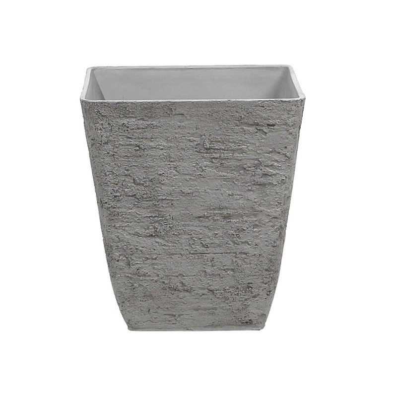Adele Pot Planter, 43cm H x 39cm W x 39cm D, Grey