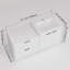 Ensemble de meuble-lavabo modulaire 48 po (47,07 po), armoires doubles en contreplaqué blanc de 24 po avec lavabo gélifié, ensemble de meuble-lavabo KD Flat Pack, solution de rangement moderne
