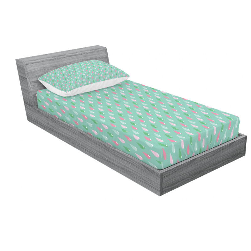 Microfiber Sheet Set, Twin Sheet Set with Fitted Sheet