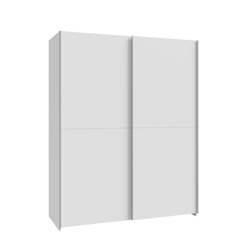 Nakari 2 Door Manufactured Wood Wardrobe, 190 cm H x 150 cm W x 61 cm D