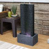 Crass Weather Resistant Floor Fountain with Light