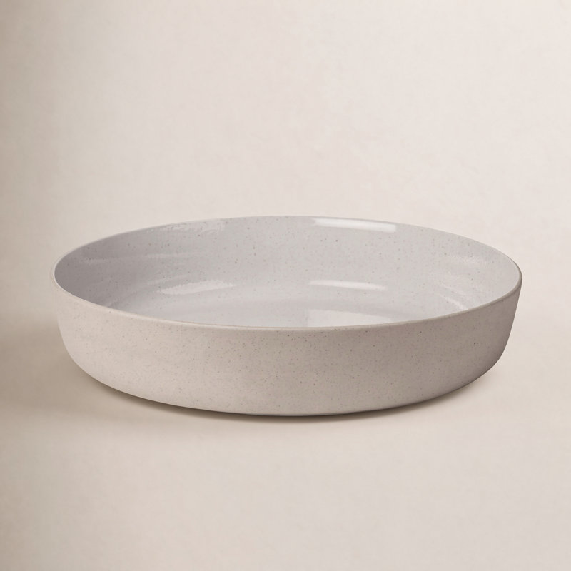Bol à salade en céramique SABLO, Nuage, H 3 po x l 13,4 po x P 13,4 po