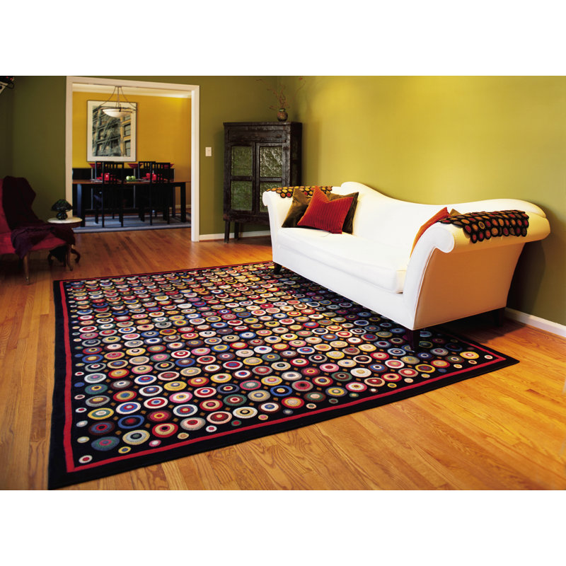 tapis de pièce noire Kintzel, 3 pi x 5 pi