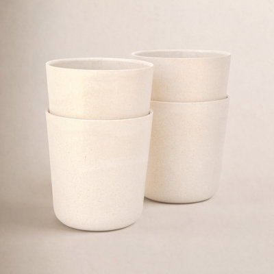 Gusto 12oz. Bamboo Drinking Glass Set