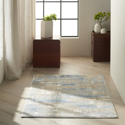 Rush Abstract Area Rug