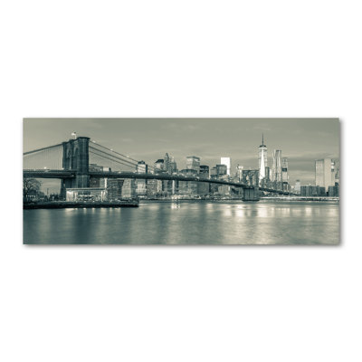 Manhattan New York 1 Piece Wrapped Canvas Wall Art