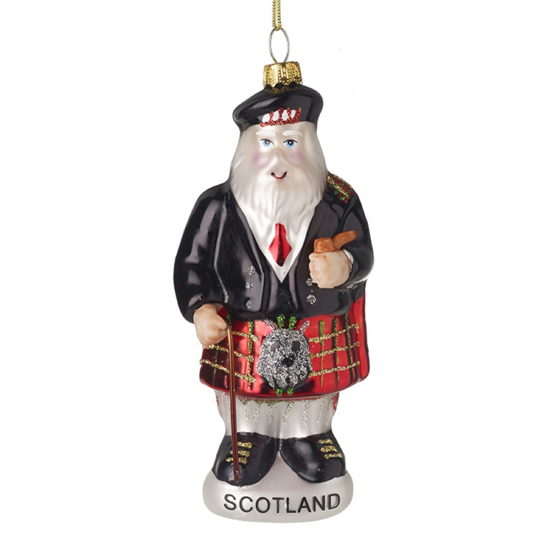 14cm Glass Hanging Figurine Ornament