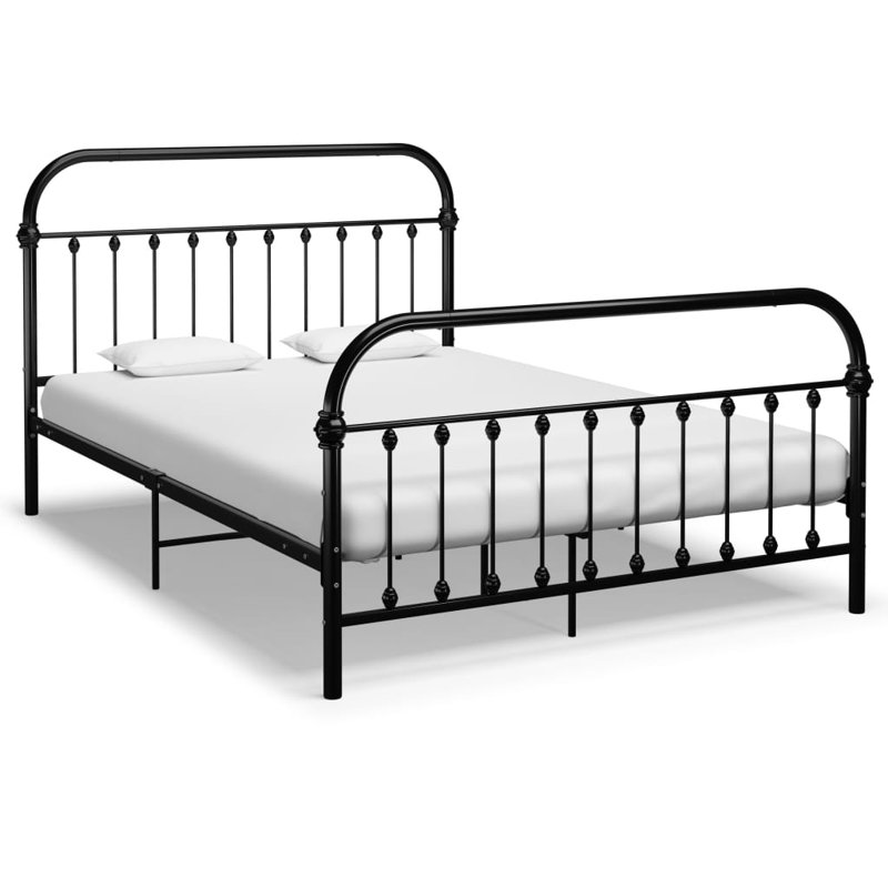 Jaxson Metal Bed, black, Super King (6')