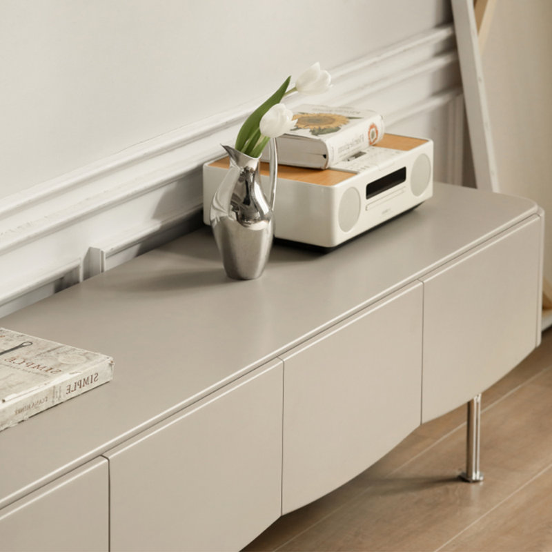 Meuble télé de rangement léger et luxueux, 70.87"