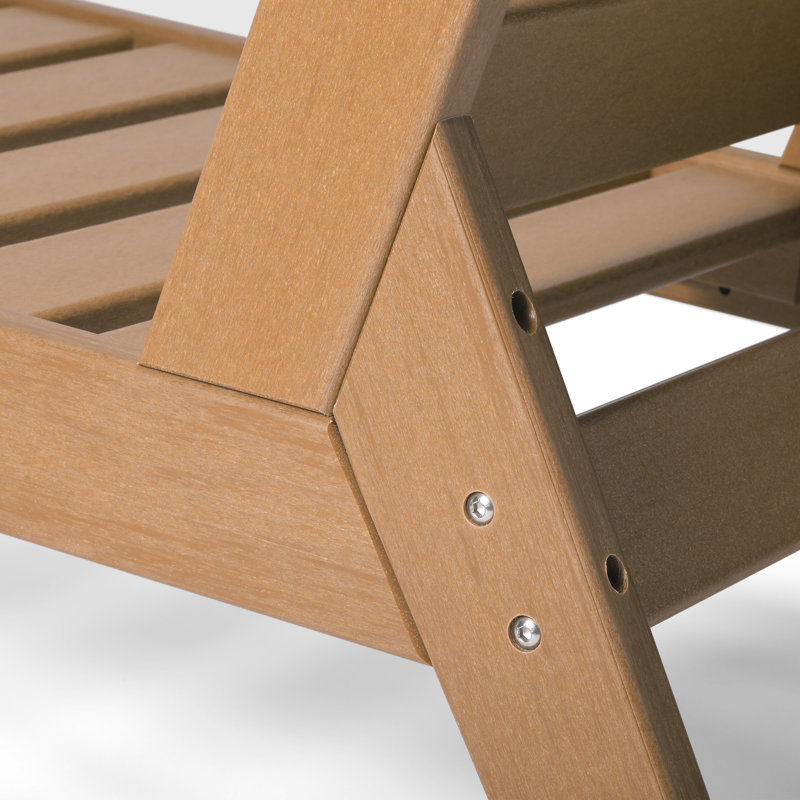 Chaise à assise profonde (ensemble de 2), Teck