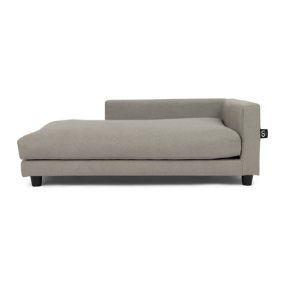 Canapé-lit opulent orthopédique pour chien - gris ardoise