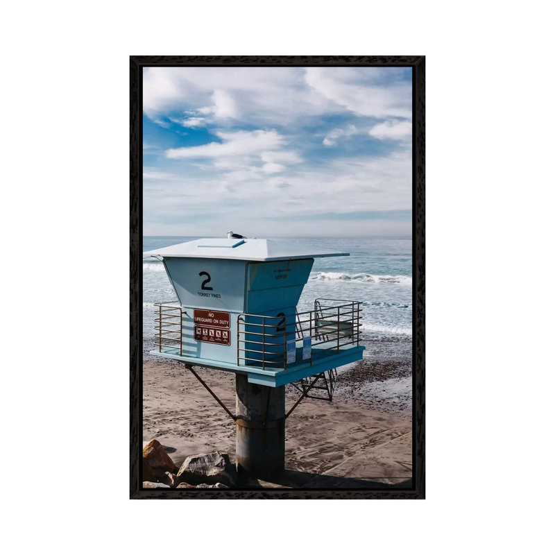 Torrey Pines San Diego IV by Bethany Young - Print on Canvas, Black Framed, 101.6cm H x 66.04cm W x 3.81cm D
