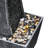 Barcot 38.58" Modern Curved Waterfall Fountain with LED Lights-1432217110