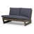 Grey Frame/Dark Grey Cushion