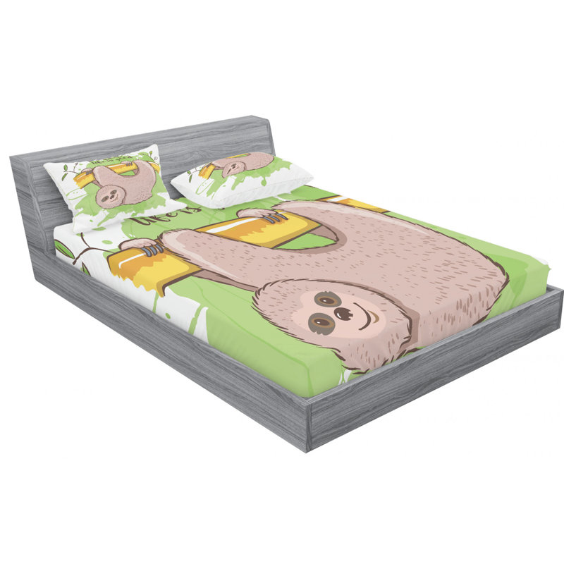 Microfiber Sheet Set, Queen Sheet Set with Fitted Sheet