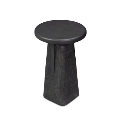 Daro Outdoor End Table-Charcoal Concrete