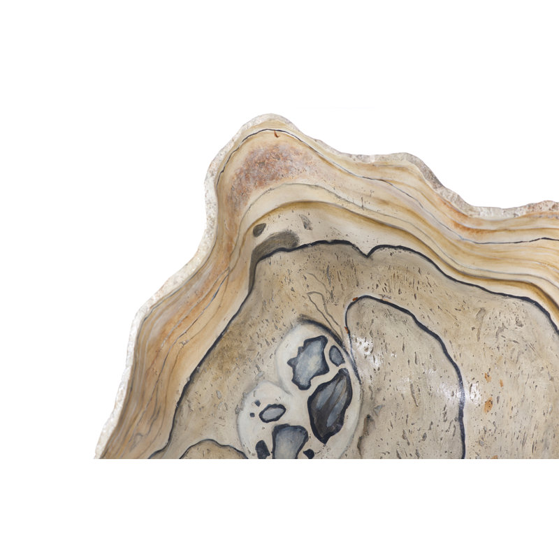 Cast Onyx Bowl, Faux Finish, Large