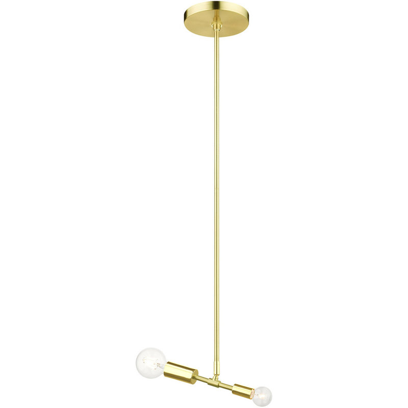 Luminaire suspendu rectangulaire 1 lumière