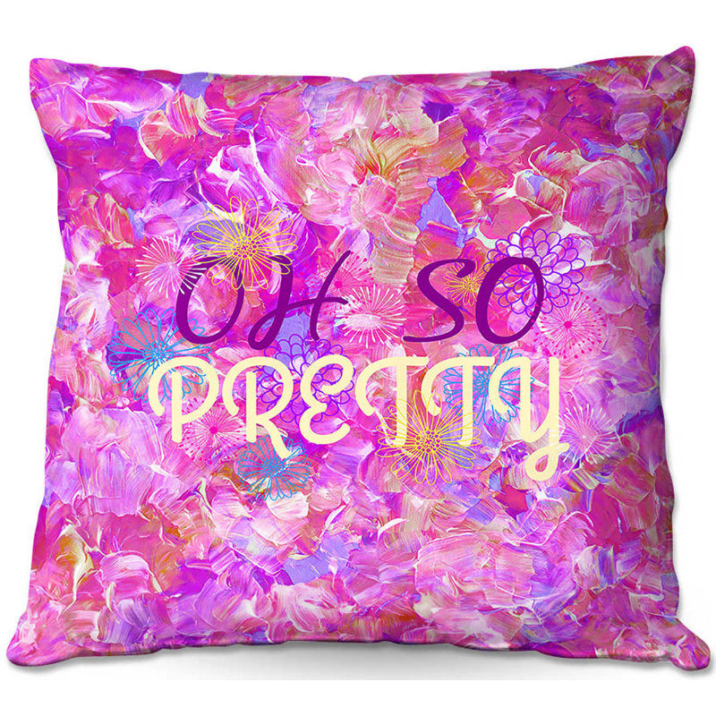 Coussin de canapé oh oh so pretty, 18 po x 18 po