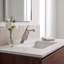 Robinet de lavabo de salle de bain monotrou monocommande en laiton massif-89821094