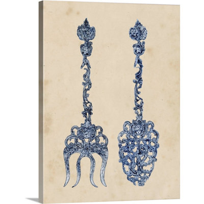 «Antique Utensils I», reproduction d'impression sur toile