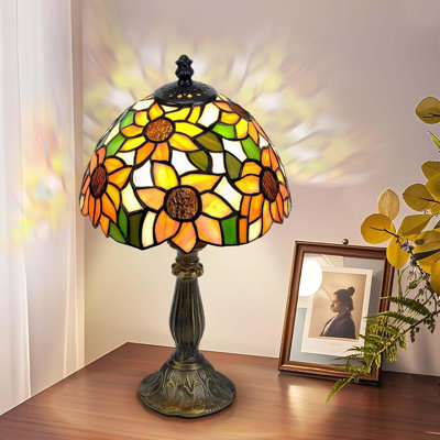 8-Inch Small Tiffany Table Lamp