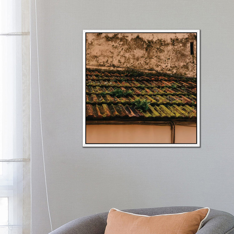 Positano VI by Bethany Young - Print on Canvas, 66.04cm H x 66.04cm W x 3.81cm D, White Framed