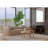 Hadar Modern Gold Rectangular Wall Mirror with Textured Frame