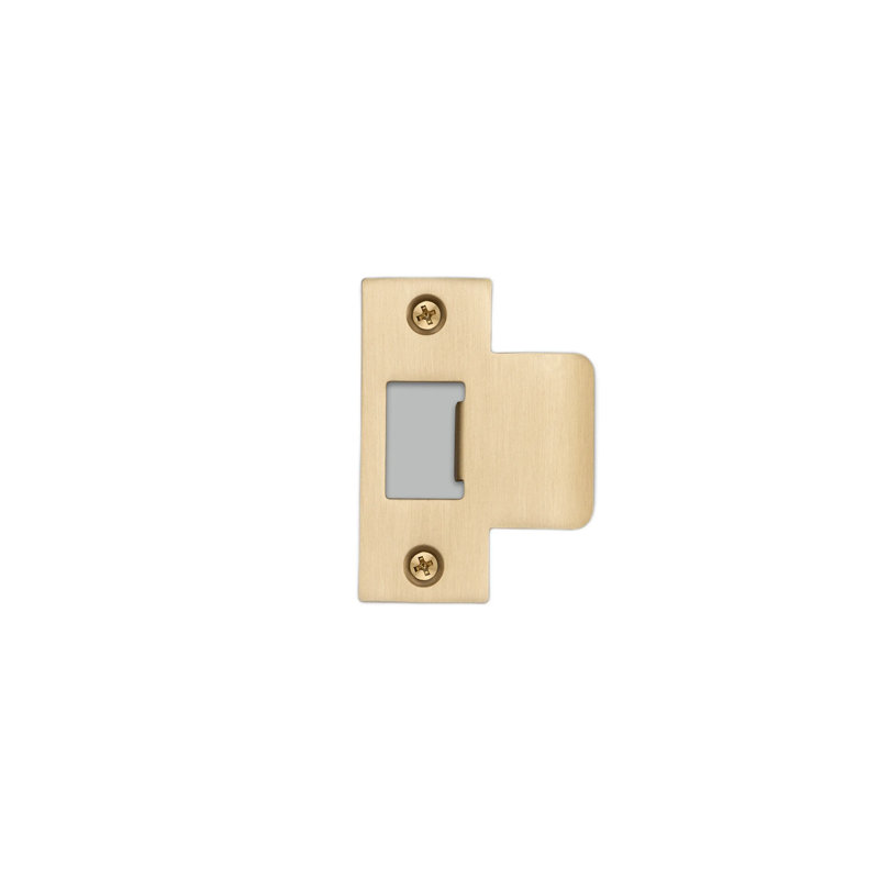 Pocket Door Hardware, Brass, 2.75" H x 1.98" W x 0.44" D