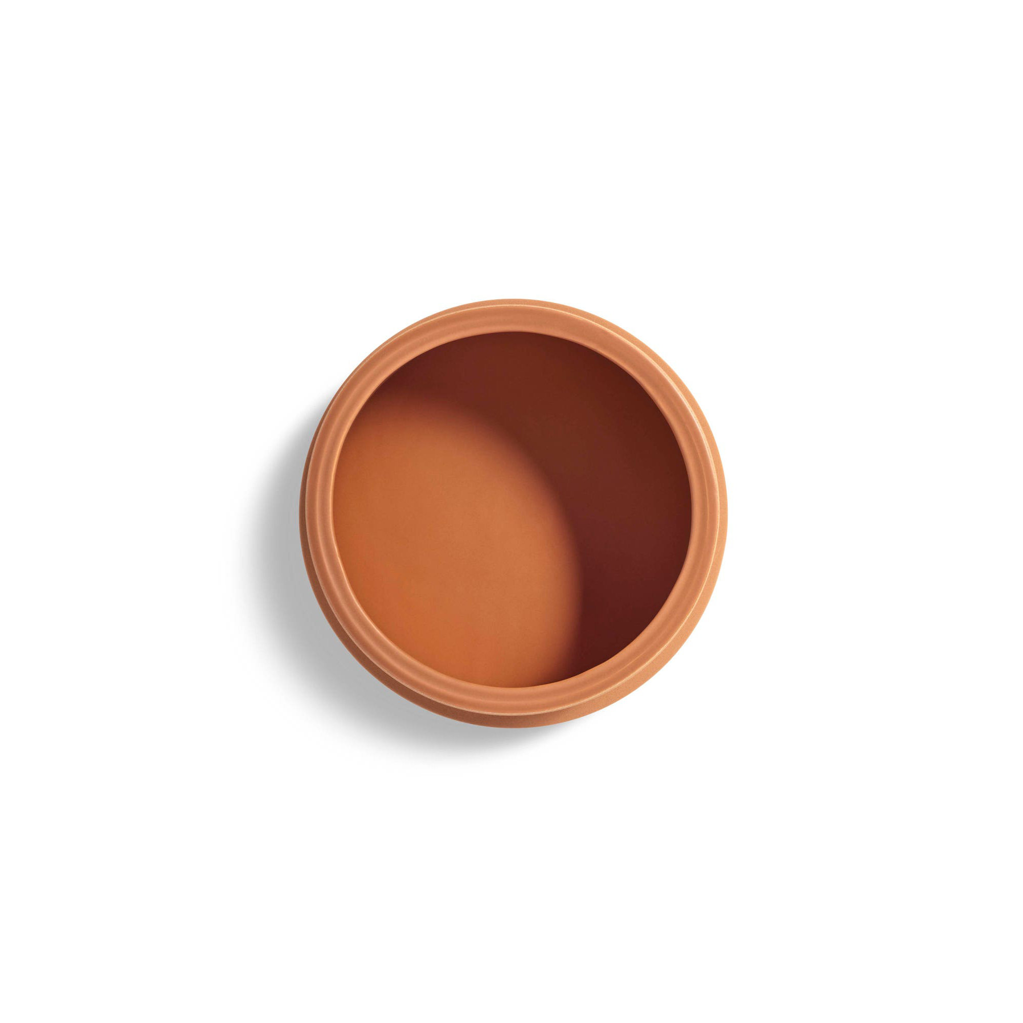 Flange Terracotta Decorative Bowl 1, 4" H x 10" W x 10" D, Terracotta