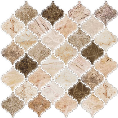 12" x 12" Vinyl Peel & Stick Mosaic Tile