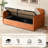 Velvet Piano Key Style Tufting Daybed with Lift-Up Storage, No Box Spring Needed, Orange-157827734