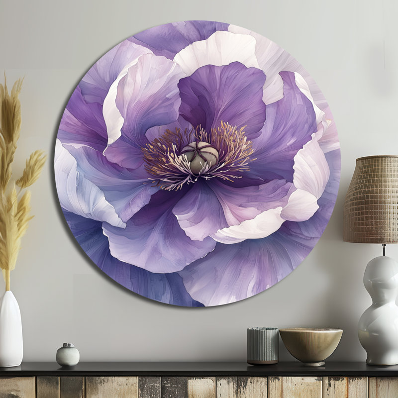 Douce lavande pivoine douce, étreinte artistique - mauve traditionnel, H 16 po x l 16 po