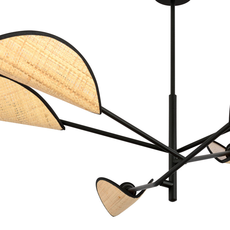Wilbrecht 6 - Light Chandelier, Brown