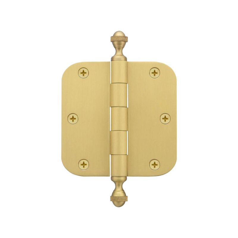 3.5'' x 3.5'' Brass Butt Bearing Hinge