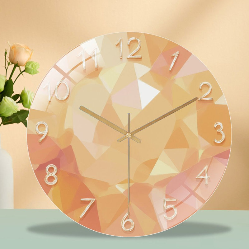 Horloge murale en verre 12 "